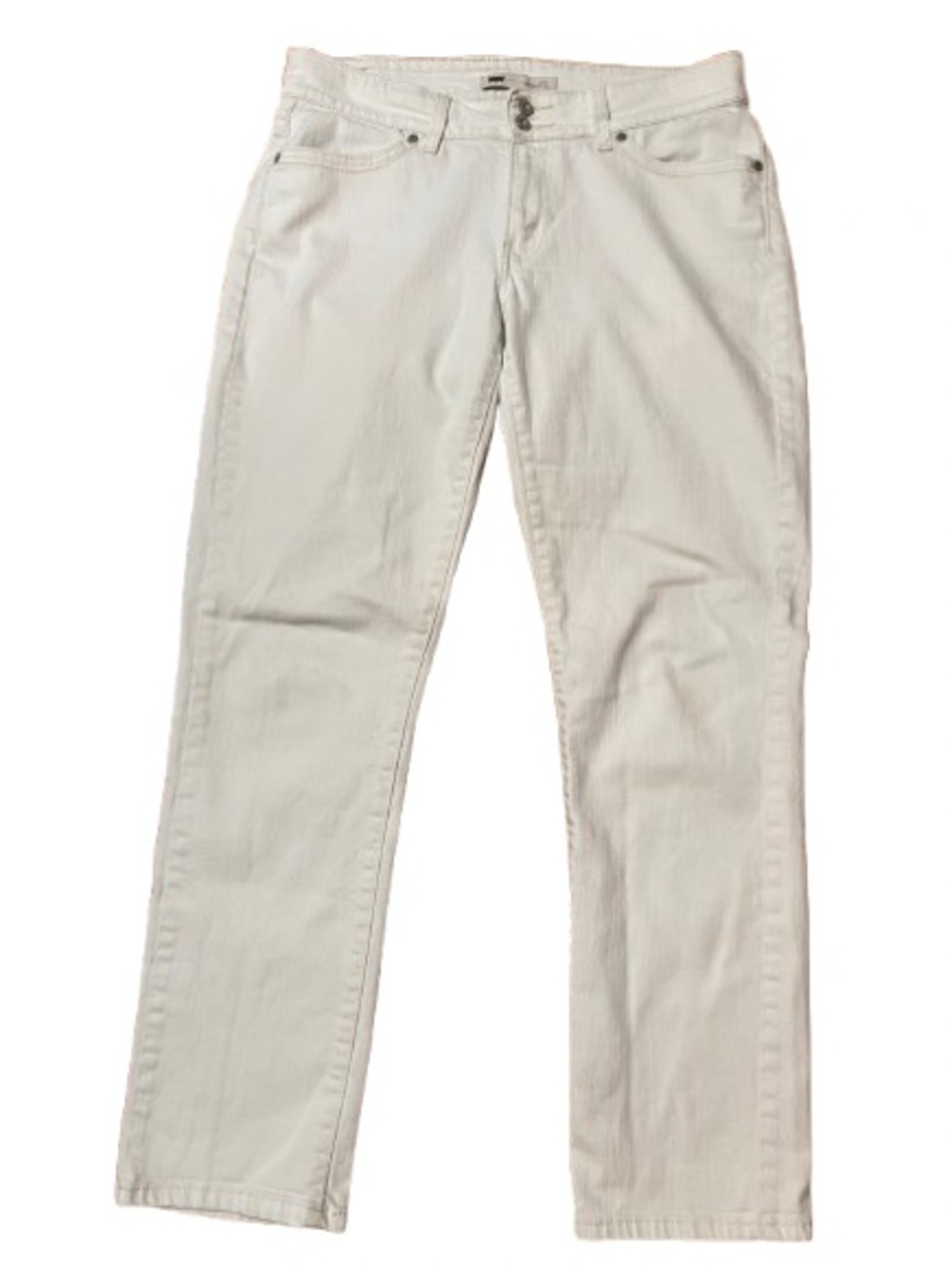 Levi’s 529 Curvy Skinny Leg White Denim Jeans Size 31